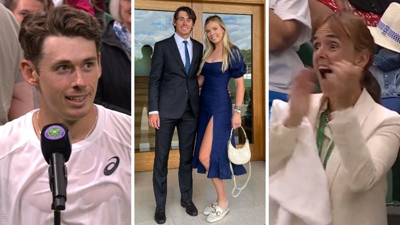 Alex De Minaurs ‘adorable Girlfriend Shout Out Wins Over Wimbledon