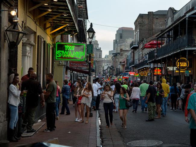 The Swamp bar located on Bourbon St. Picture: Bryan Tarnowski