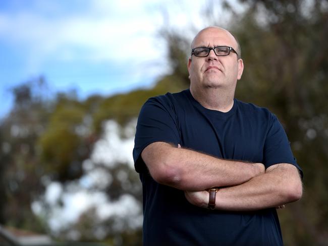 Stewart Johnston was a whistleblower for the abuse occurring at the Oakden aged care home. Picture: Naomi Jellicoe