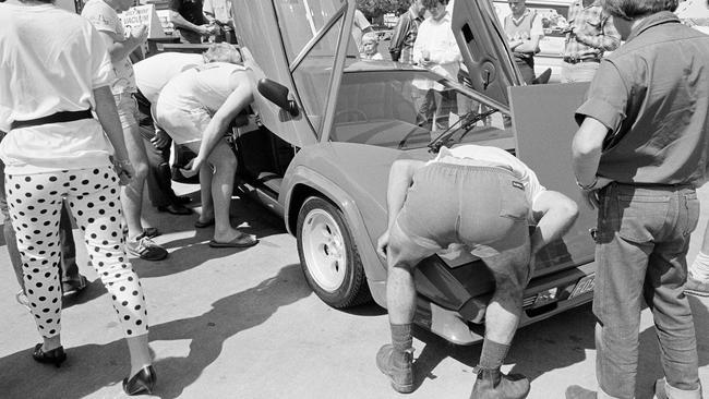 A collection of Graham Burstow's photography in Toowoomba during the 1970s and 1980s. Highlights from a car show.