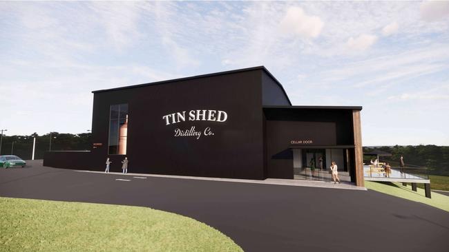 Tin Shed Distillery Co has plans to build a new facility complete with a cellar door in Nairne.