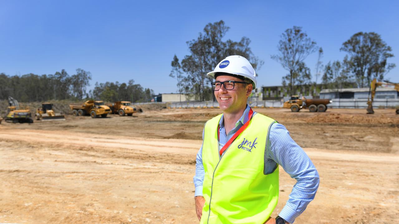 Property (Kmart) general manager Ben Smith overlooks the site of the Yamanto Central Shopping Centre on Thursday.