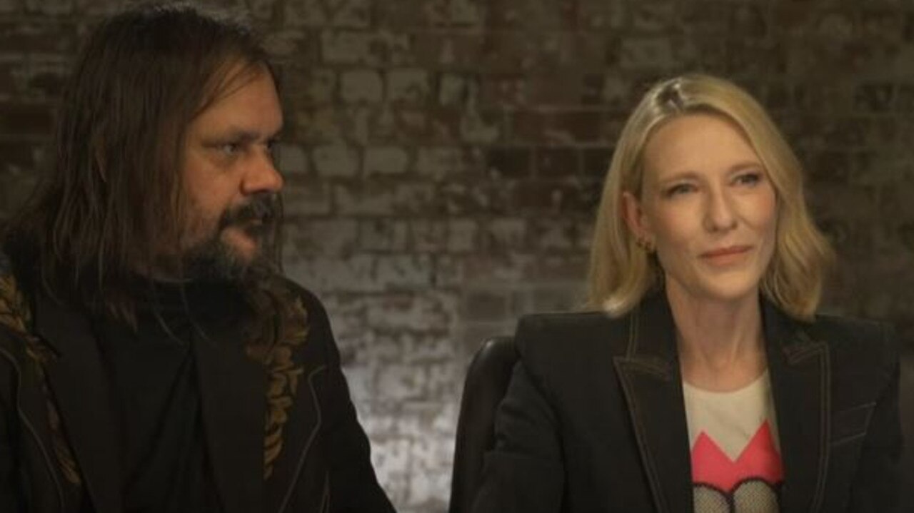 Blanchett was promoting her new film The New Boy when she made the comments with director Warwick Thornton. Picture: ABC 730