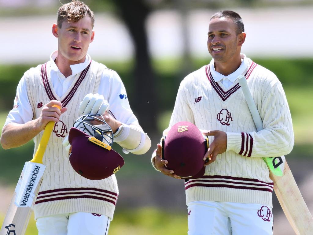 Marnus Labuschagne has replaced Usman Khawaja as Queensland’s captain. Picture: Mark Brake/Getty Images