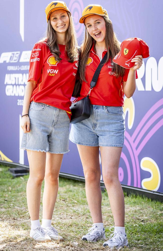 Nerida Rowlands and Caitlyn Brown. Picture: Jake Nowakowski