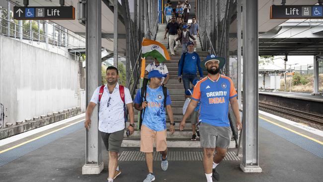 The journey from Harris Park to the SCG was something that every cricket fan should experience. Picture: Monique Harmer