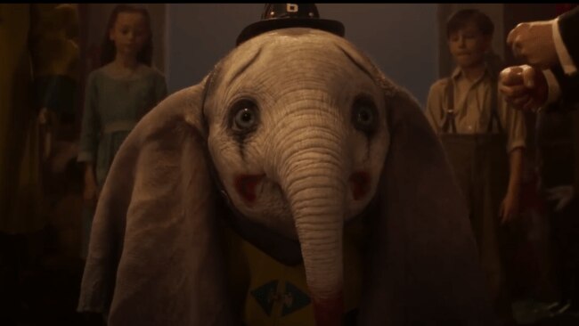 Dumbo was a little darker and scarier than the original. Image: Disney