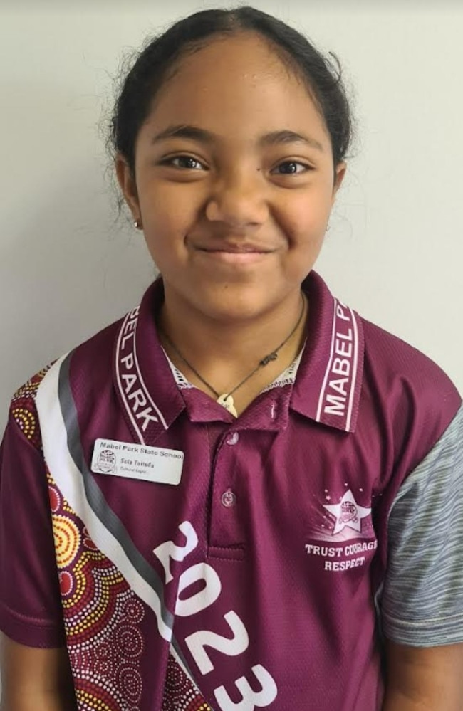 Sela Tuitufu, Mabel Park State School Captain, Picture Contributed