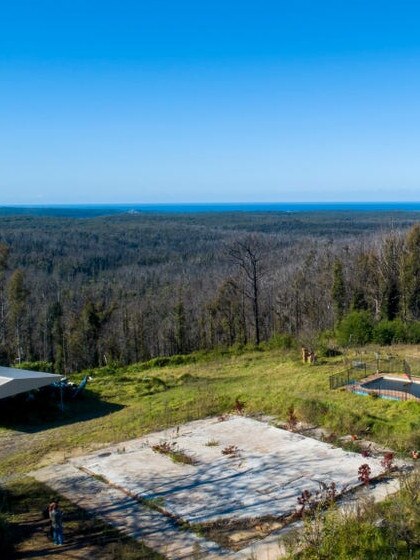 The mountaintop block covers 10ha.