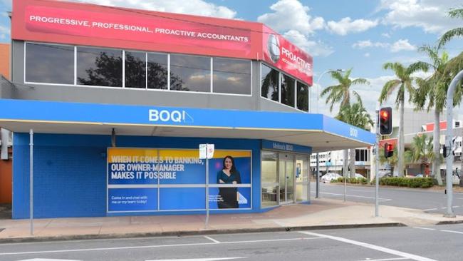 Bank of Queensland’s Mount Pleasant branch was closed earlier this year.