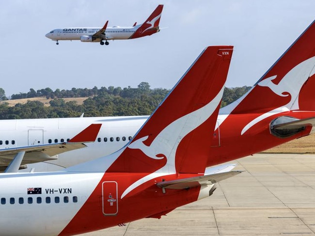 MELBOURNE, AUSTRALIA - NewsWire Photos MARCH 8, 2023. generic stock images of qantas aircraft at Melbourne Airport Picture: NCA NewsWire / David Geraghty