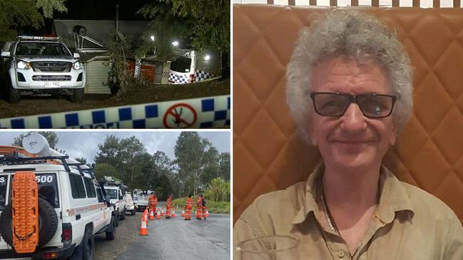 Police are investigating the circumstances surrounding the death of a 69-year-old man in the Sunshine Coast hinterland on Saturday. Pictures: Eddie Franklin and 9 News.