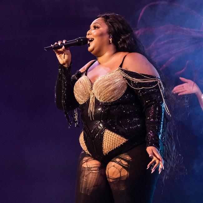 Lizzo performs at the Opera House, Sydney in 2020. Picture: Daniel Boud/ Supplied