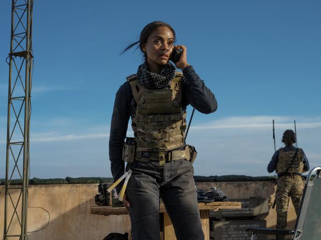 Zoe Saldana is Joe in Special Ops: Lioness. Picture: Paramount +