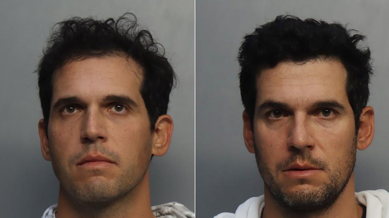 This photo provided by Miami-Dade Corrections and Rehabilitation Department shows from left, Alon Alexander and Oren Alexander, both have been charged with sex trafficking, according to a federal indictment unsealed in New York on Wednesday, Dec. 11, 2024. Picture: Miami-Dade Corrections and Rehabilitation Department via AP.