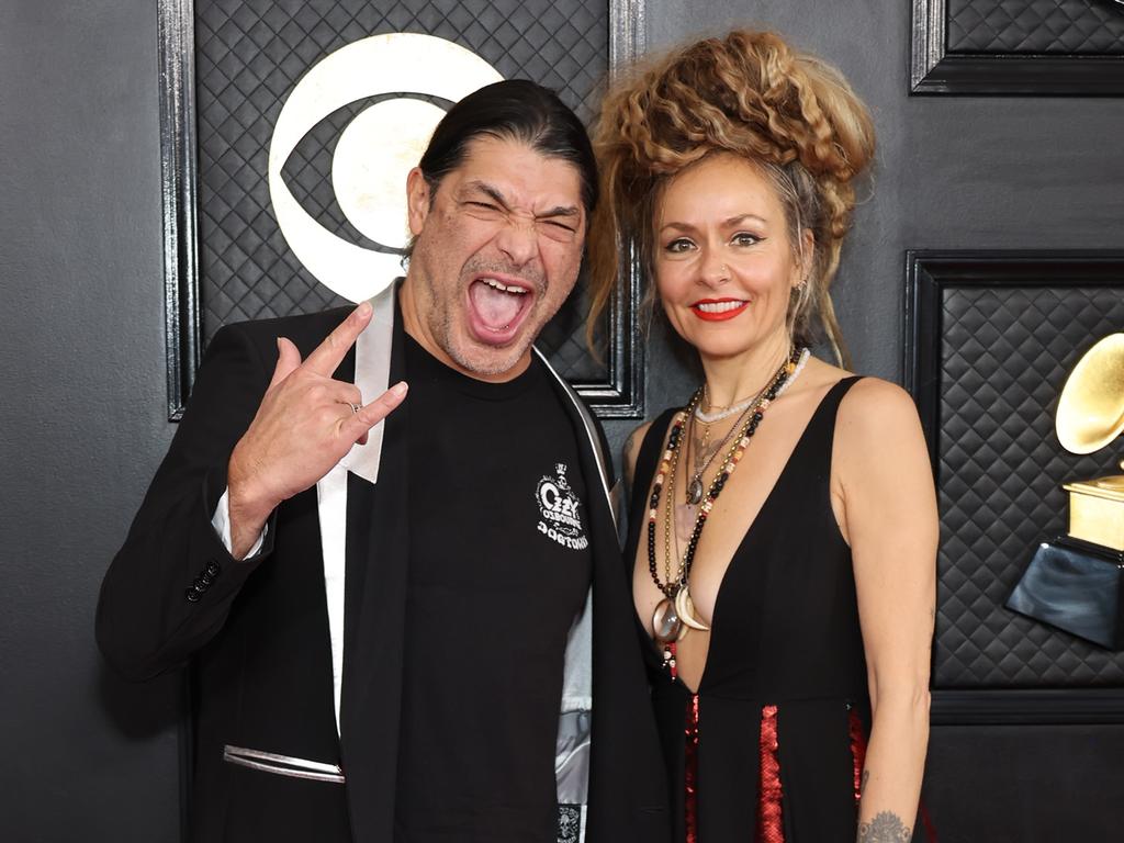 Robert Trujillo and Chloe Trujillo attend the 65th Grammy Awards. Picture: Getty Images