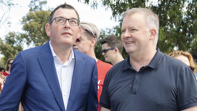 Daniel Andrews and Anthony Albanese have launched calculated attacks on Scott Morrison.