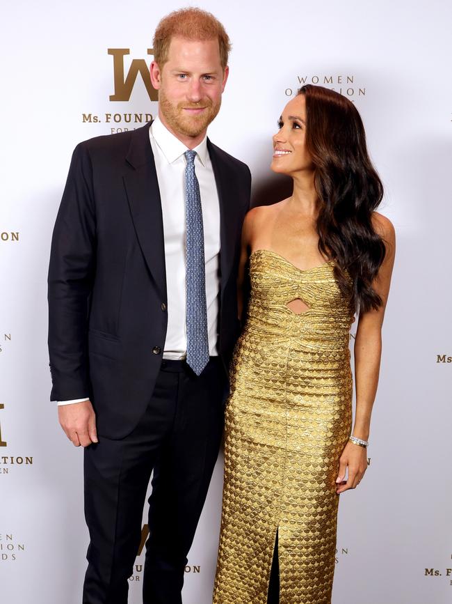 The couple had been at an awards gala earlier in the evening. Picture: Kevin Mazur/Getty Images