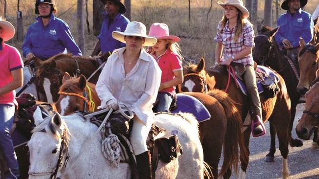 Riders take to the trail in the Kilkivan Great Horse Ride.contributed