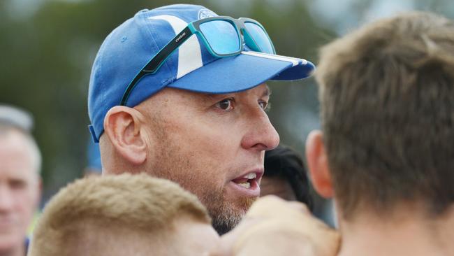 Clint Howes led Port Noarlunga in a difficult season this year but has decided to step down ahead of 2021. Picture: Brenton Edwards