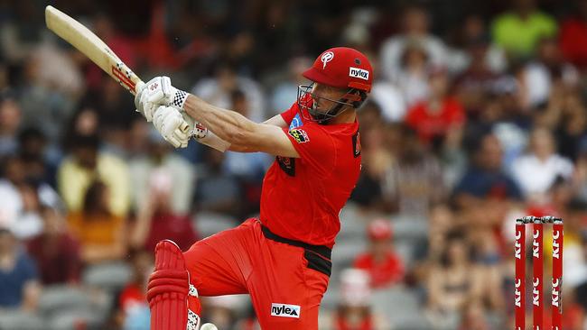 Shaun Marsh hits out for the Renegades. Picture: Getty Images