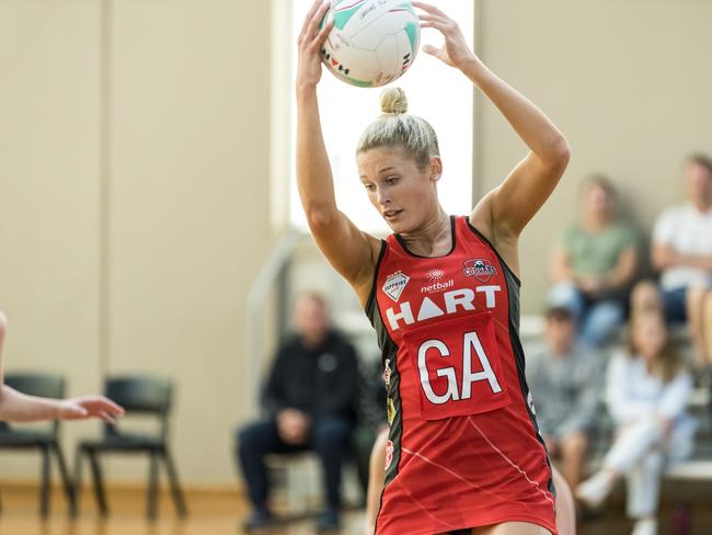 Hannah Le Sage playing for the Brisbane North Cougars in 2021. Picture: Kevin Farmer