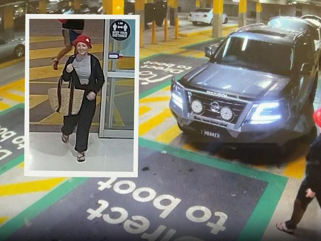 The woman captured on CCTV footage stealing the vehicle at Yeppoon Central.