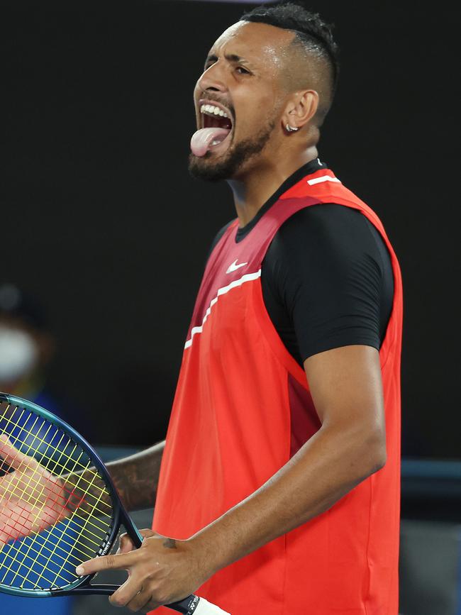 Passari described Kyrgios’ behaviour as ‘awful’. Picture: Michael Klein