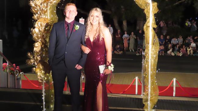 Dom Robertson &amp; Tahlia Wilson at the Xavier Catholic College formal.