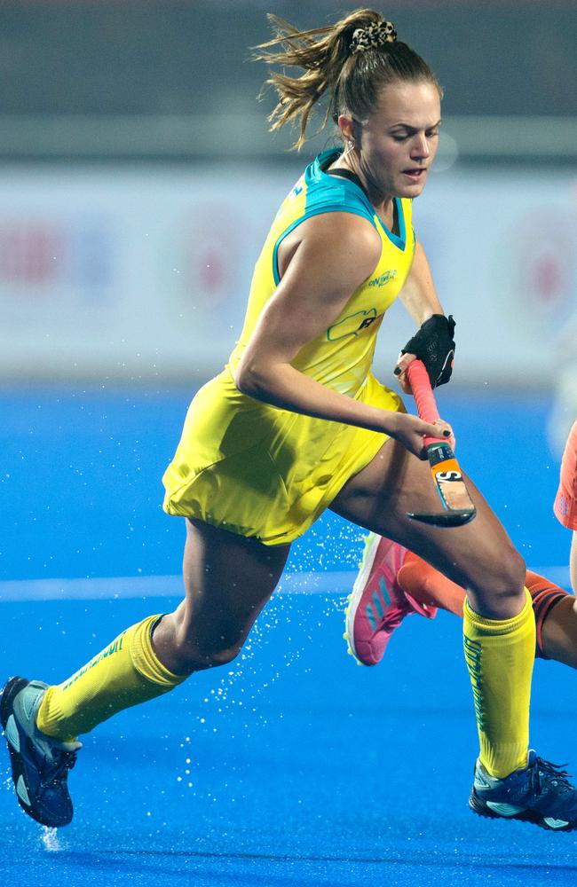 Hayley Padget in action for Australia. Picture: World Sport Pics