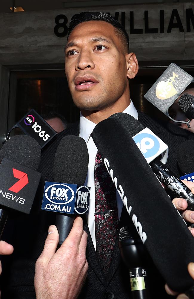 The recent Israel Folau controversy unearthed fresh demands for ‘religious freedom’. Picture: Mark Metcalfe/Getty Images