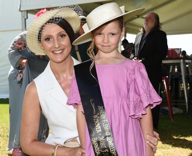 Bairnsdale Cup 2025. Lauren Nickless and Della Nickless (Most fashionable junior). Picture: David Smith