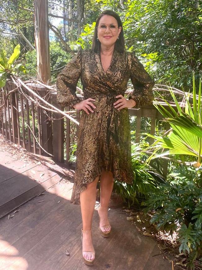 Julia Morris has made a crude ‘brag’ about getting divorced. Picture: Instagram/JuliaMorris