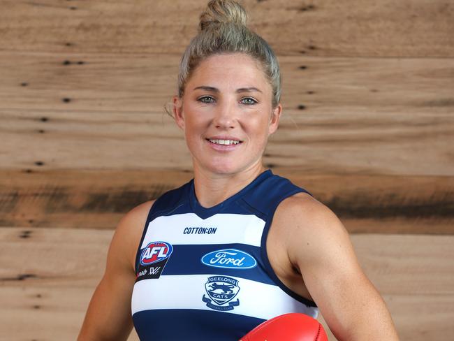 New Geelong captain Melissa Hickey will make her return from injury. Picture: Ian Currie