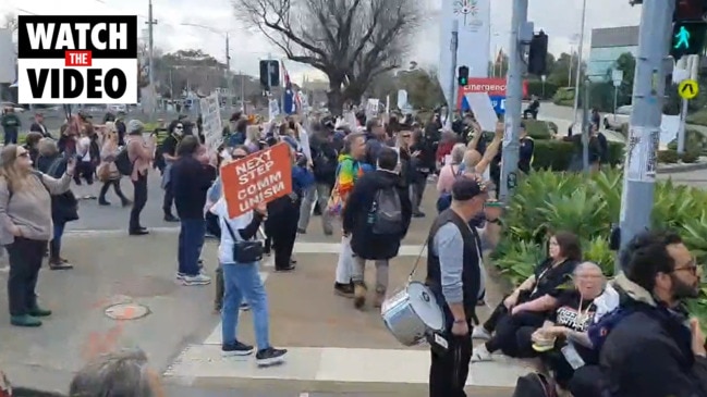 Anti-vax Protest At Royal Children’s Hospital Melbourne Slammed | News ...