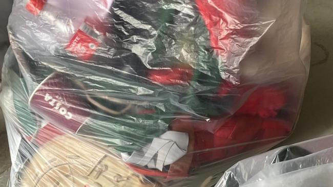 The Mexican softball team left their uniforms in Olympic Village bins. Picture: Twitter