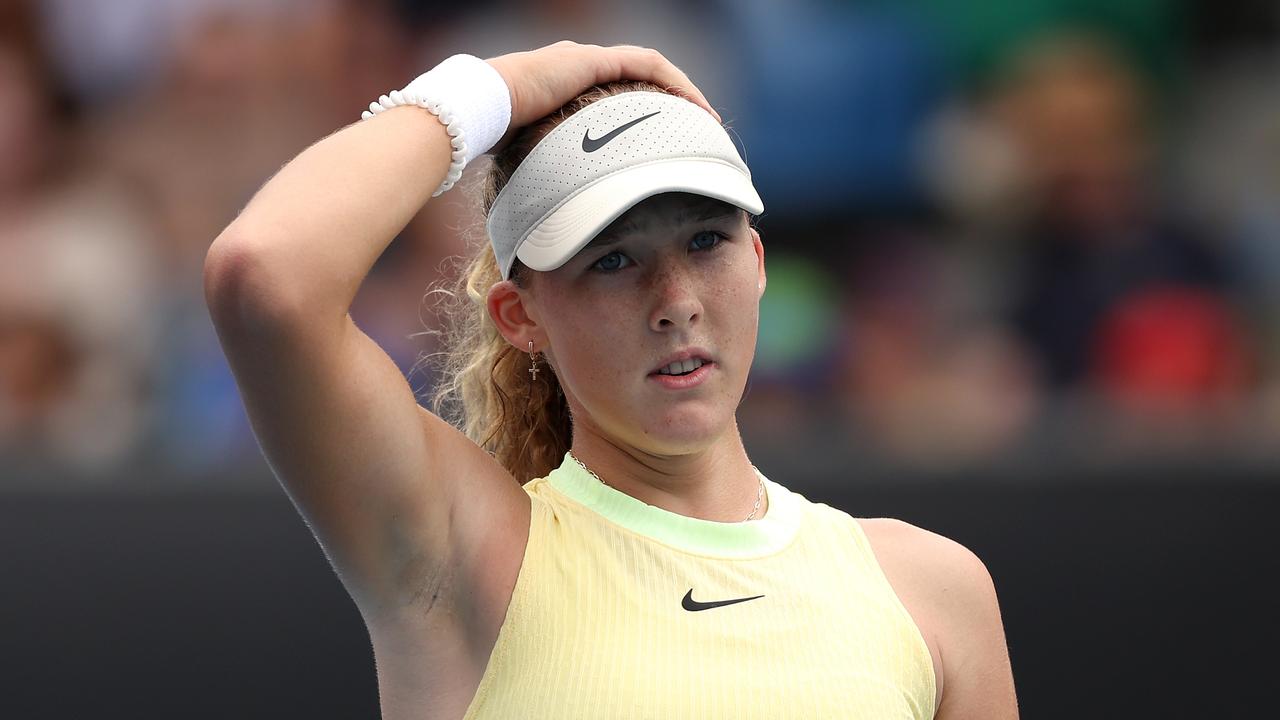 Tennis Prodigy Mirra Andreeva, 16, Leaves Bite Mark On Arm In Intense ...