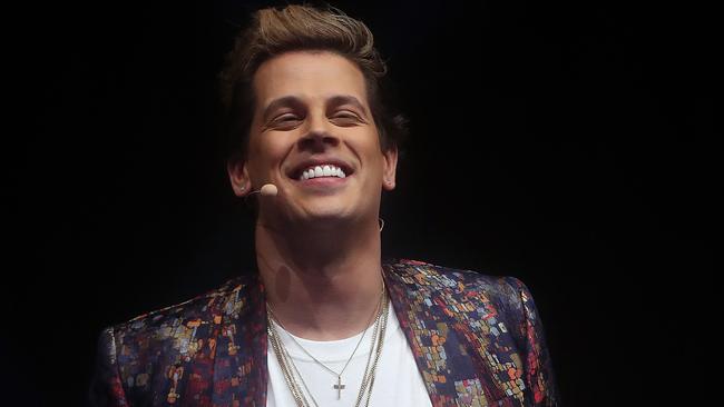 Controversial far right speaker Milo Yiannopoulos. Picture: Richard Gosling