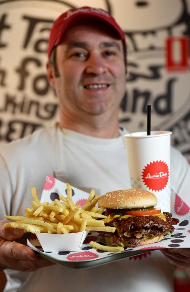 The Laurie Dee’s burger named the best in Melbourne. Picture: Kylie Else