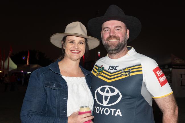 Lauren and Wayne Taylor from Marian at the NQ's Rock'N Country 2022.Picture: Michaela Harlow