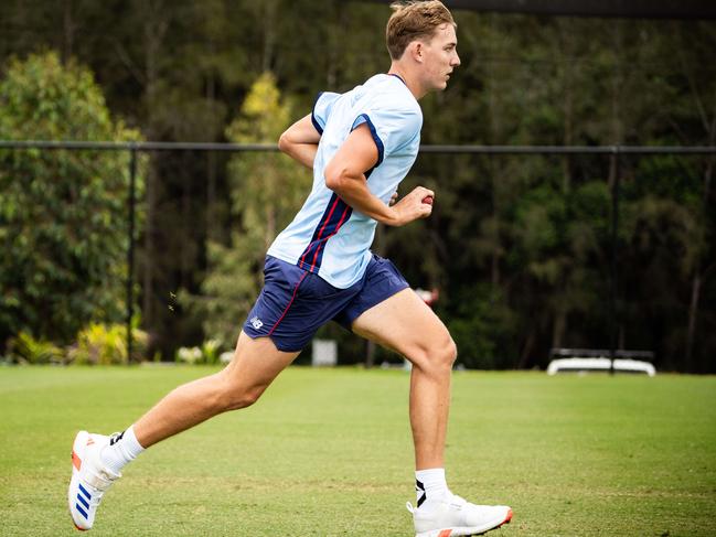 NSW young gun Charlie Anderson had the ultimate lesson in modern-day bowling when he travelled to Victoria recently. Picture: Tom Parrish