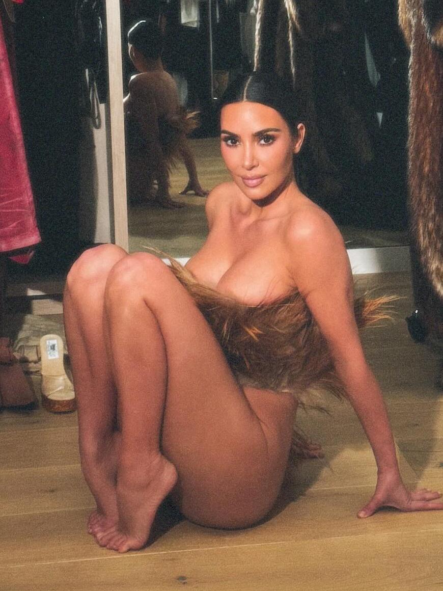 Censori has been compared to West’s ex-wife, Kim Kardashian. Picture: Instagram