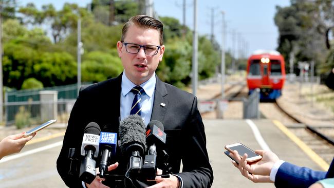 South Australian Minister for Transport, Infrastructure and Local Government Stephan Knoll. Picture: AAP Image/Sam Wundke