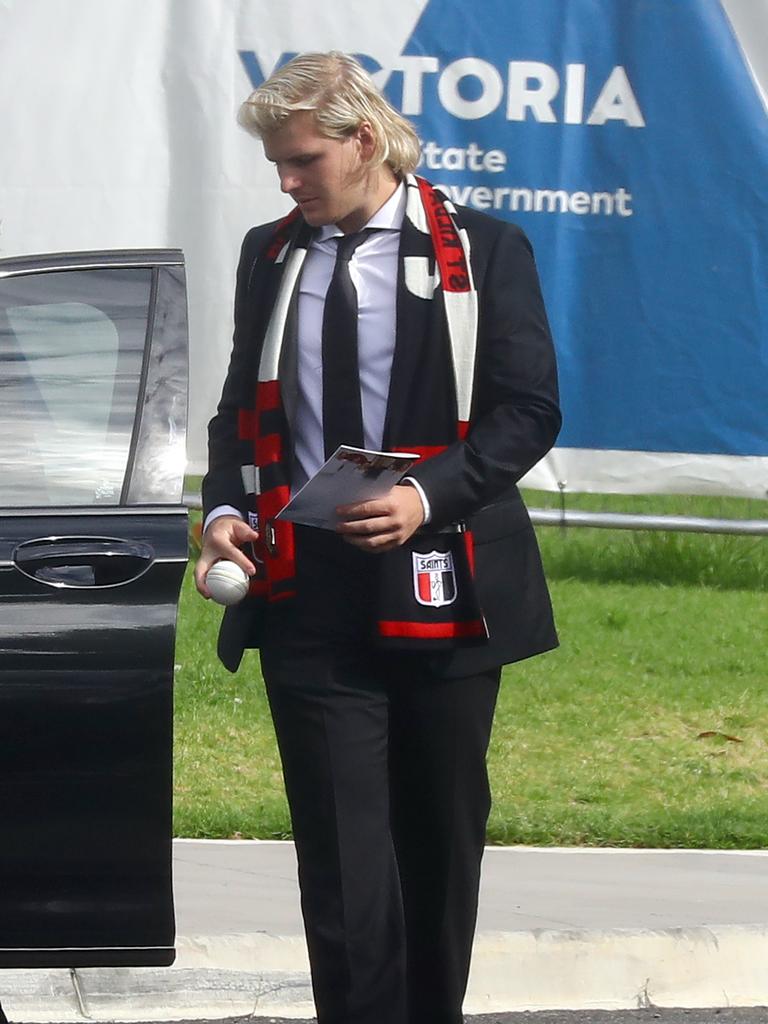 Jackson is seen holding a cricket ball in his right hand. Photo: Matrix Pictures.