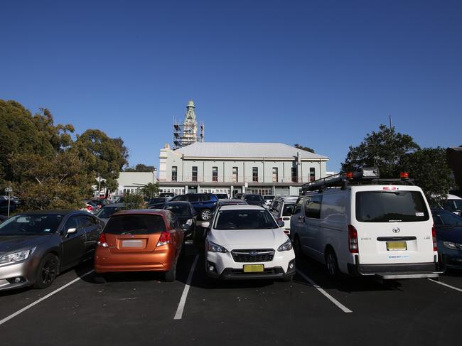 Marion St carpark in Leichhardt.