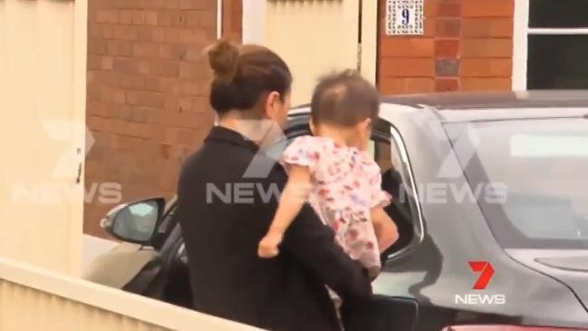 Wife of Bankstown murder victim arrives in home