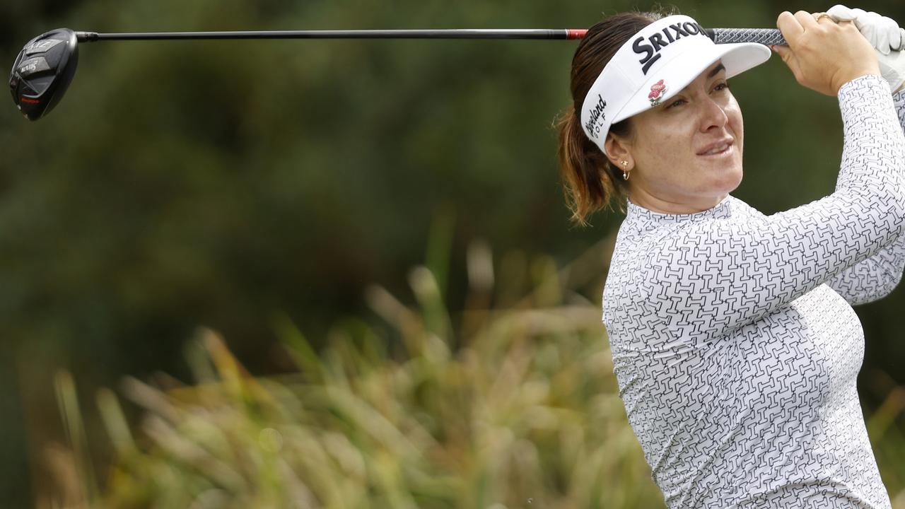 Hannah Green will the local charge in the final round of the Australian Open. (Photo by Darrian Traynor/Getty Images)