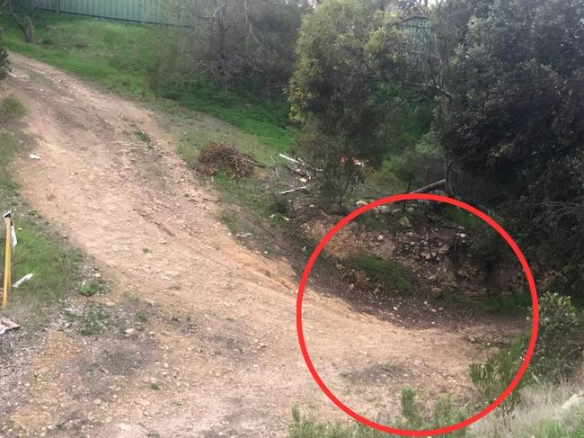 Andrew McIntyre claims the Beaumont children are buried at his grandfather's old property in Stansbury. Picture: Supplied