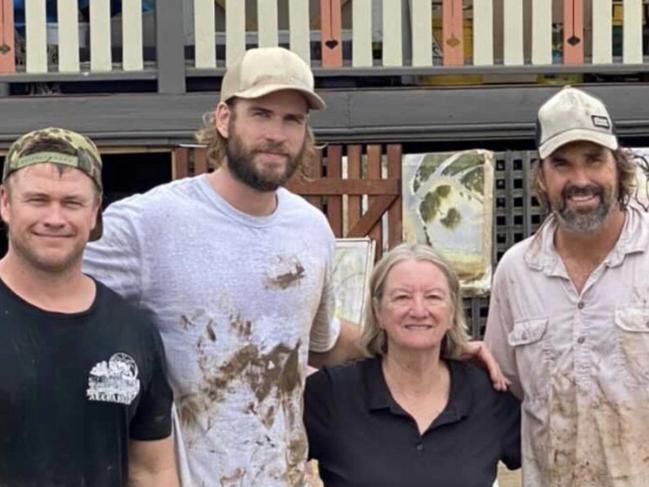 Hemsworth brothers, Pat Rafter in mud zone, as locals demand action