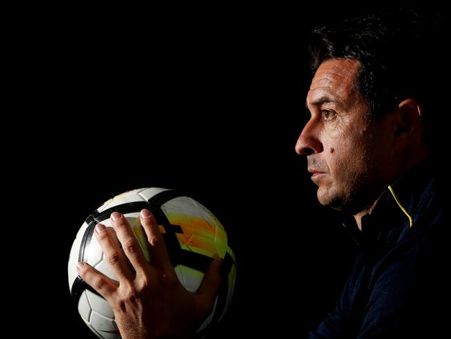 Central Coast Mariners coach Paul Okon (AAP Image/Sue Graham)